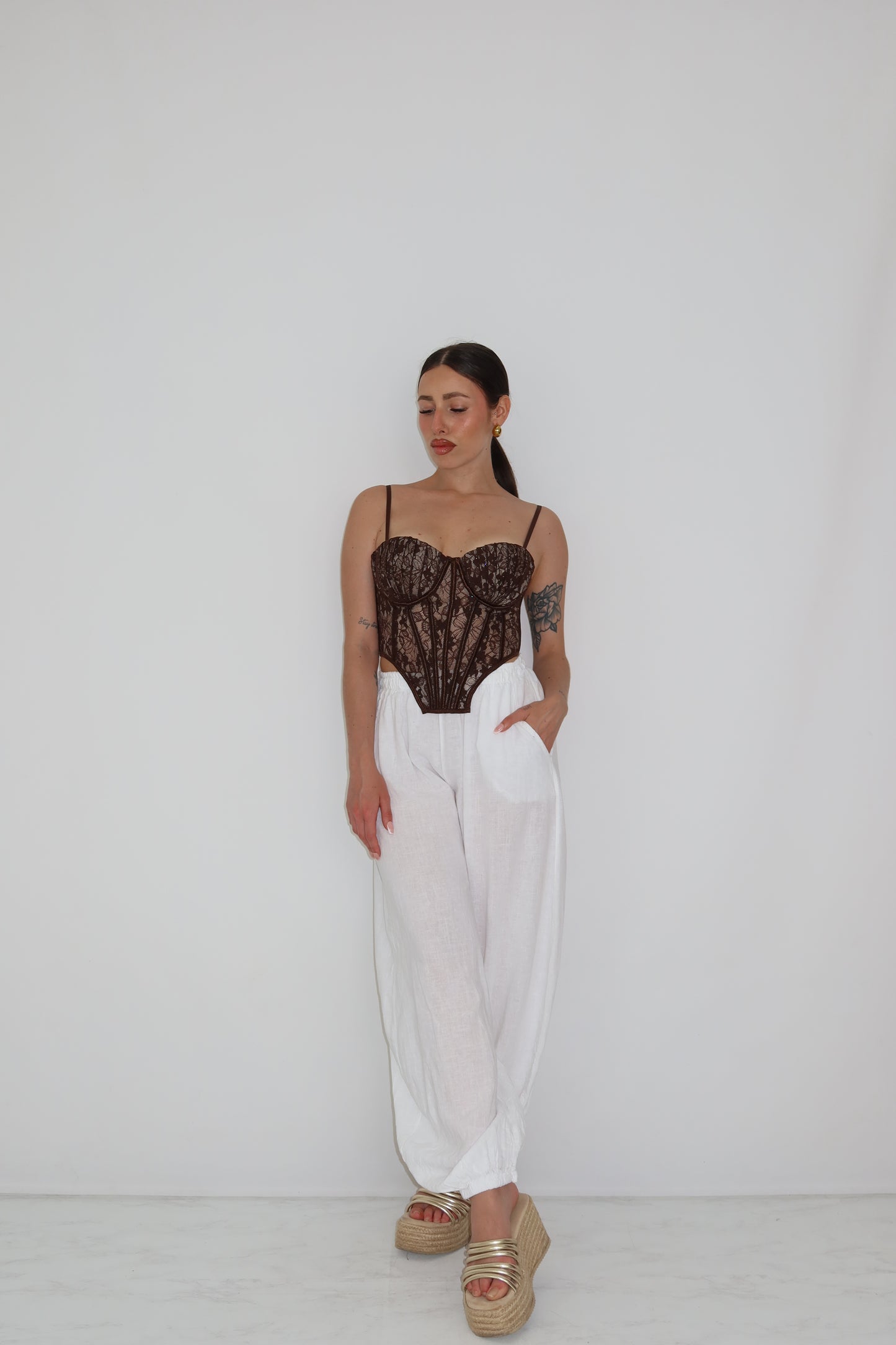 Corset Sveva Marrón