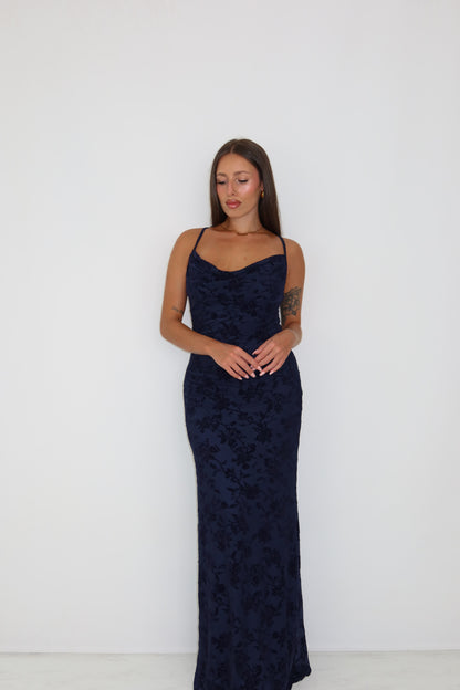 Vestido Gianna Azul Marino