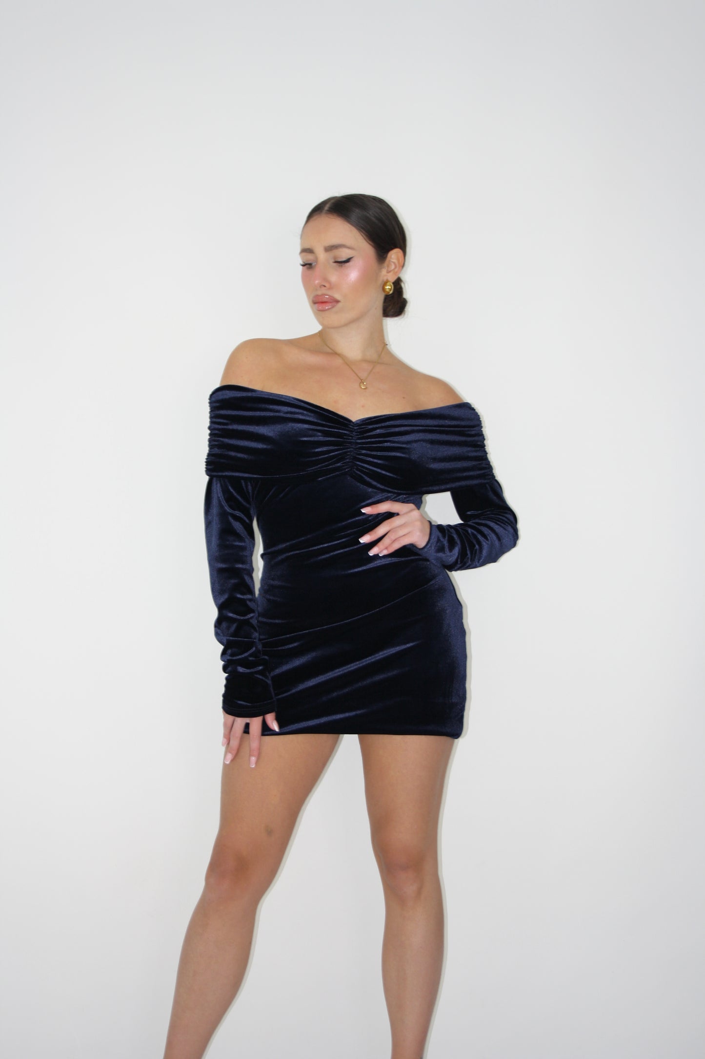 Vestido Fadia Azul Marinho