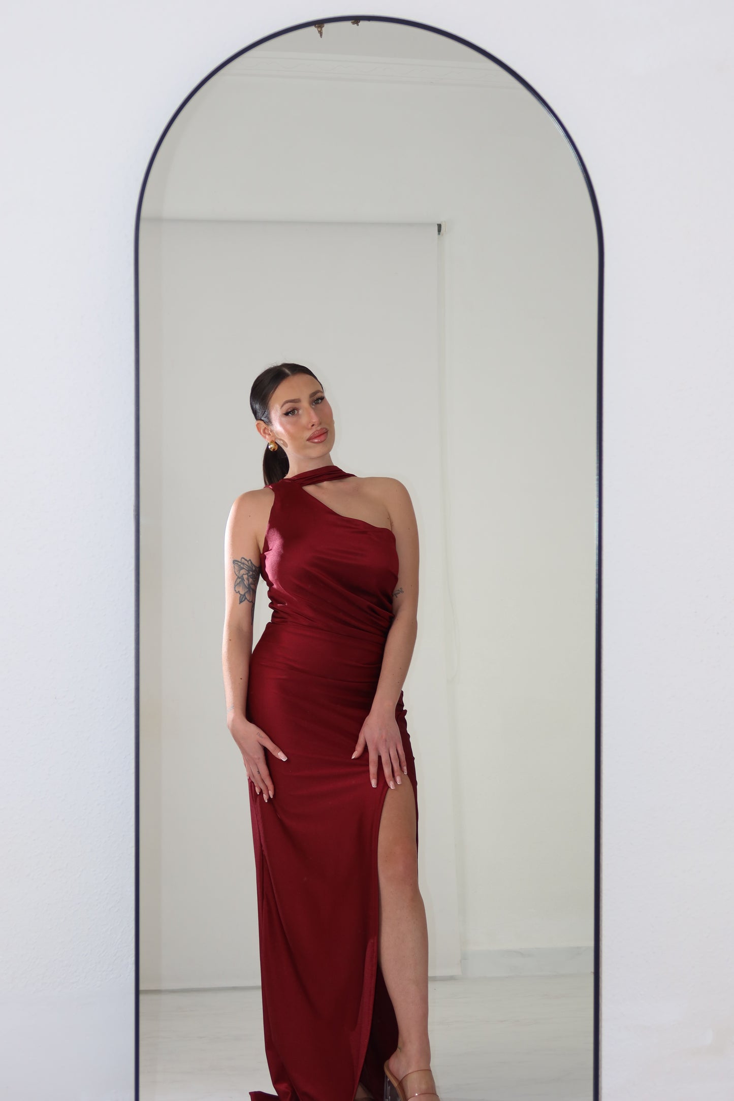 Vestido Maisah Granate