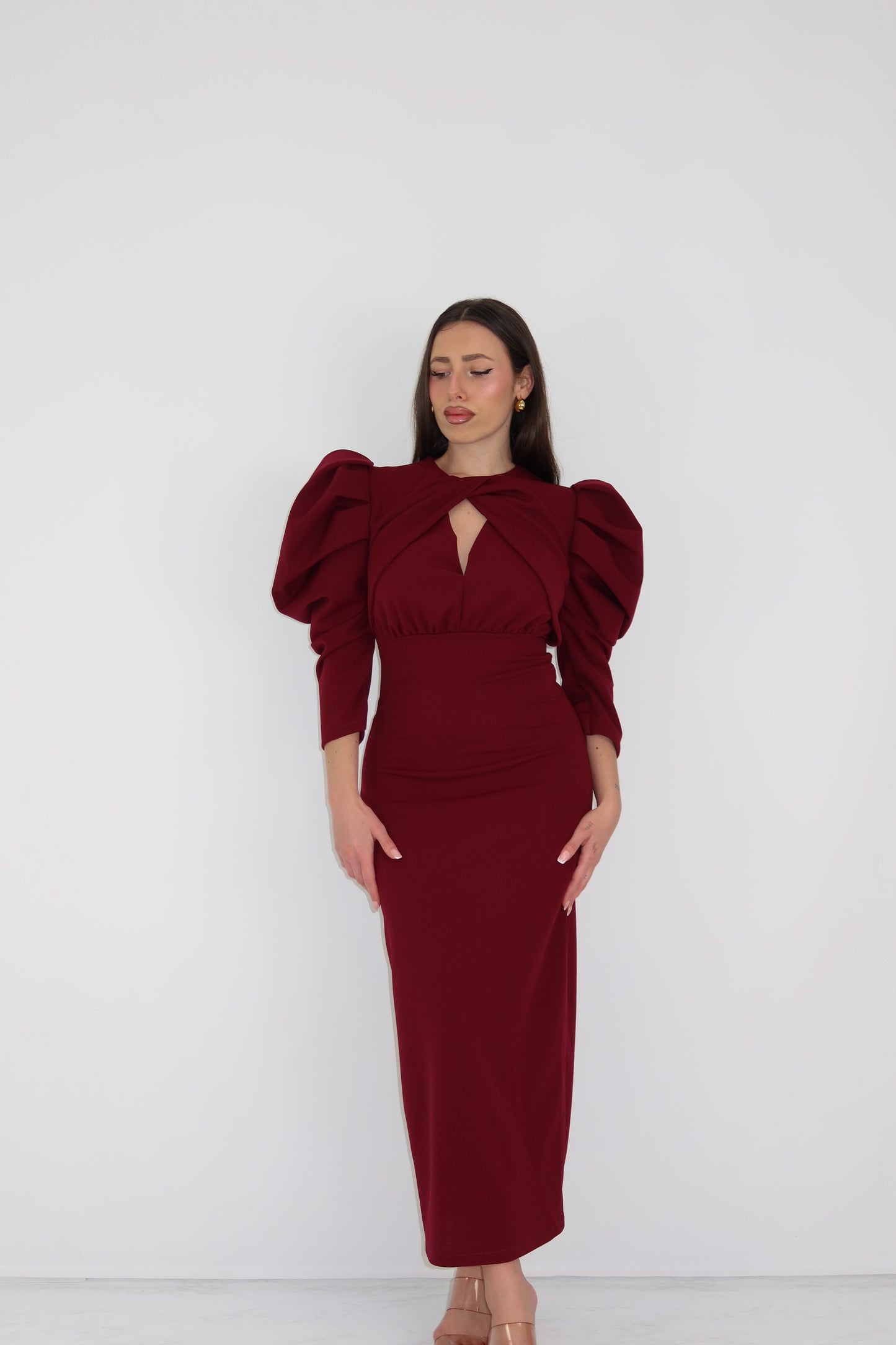 Vestido Arisbeth Granate
