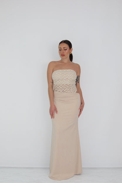 Vestido Libby Beige