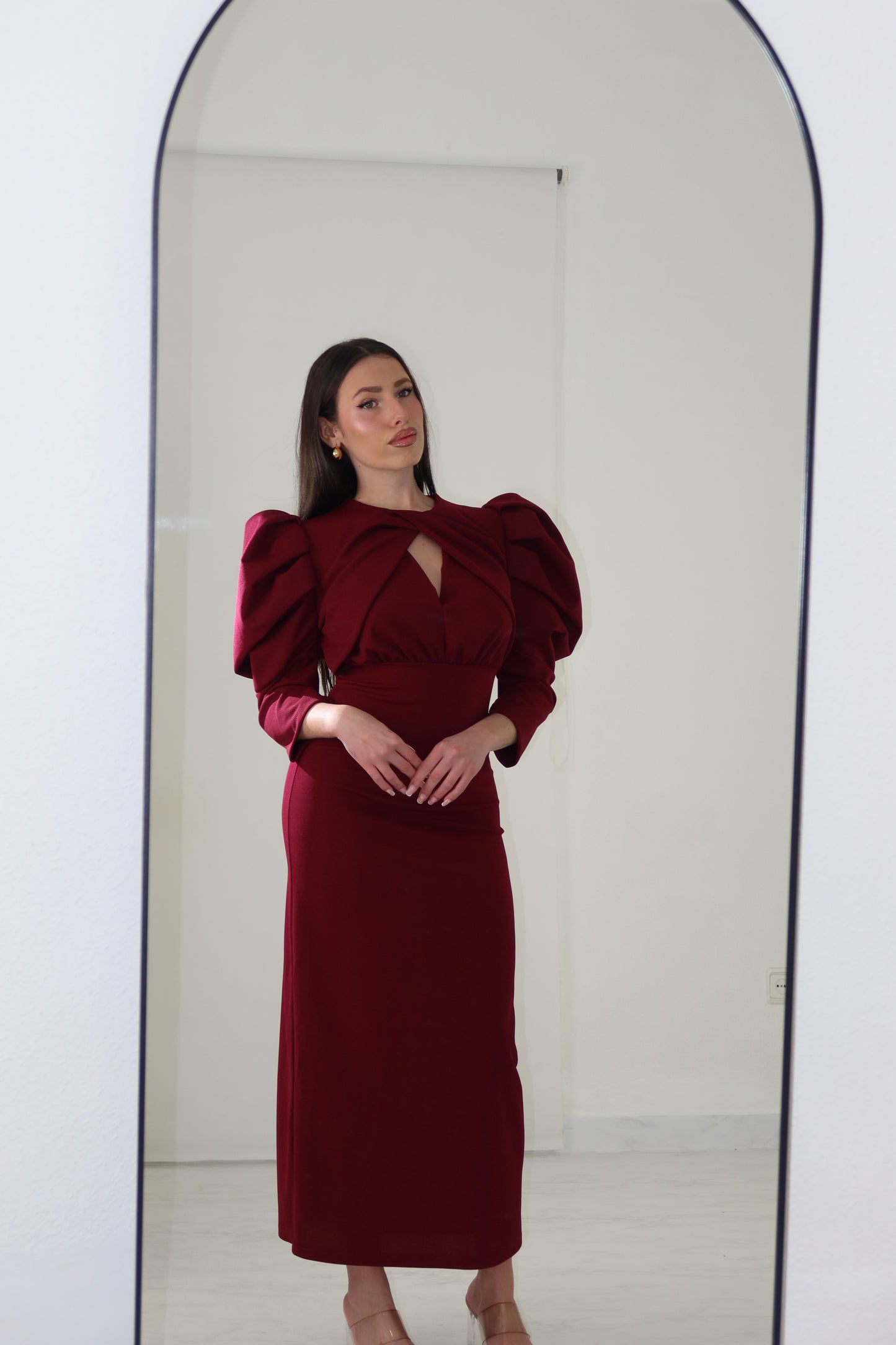 Vestido Arisbeth Granate